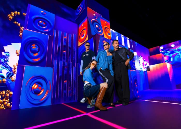 Hypemind projection-mapped universe Dubai indoor attraction House of Hype